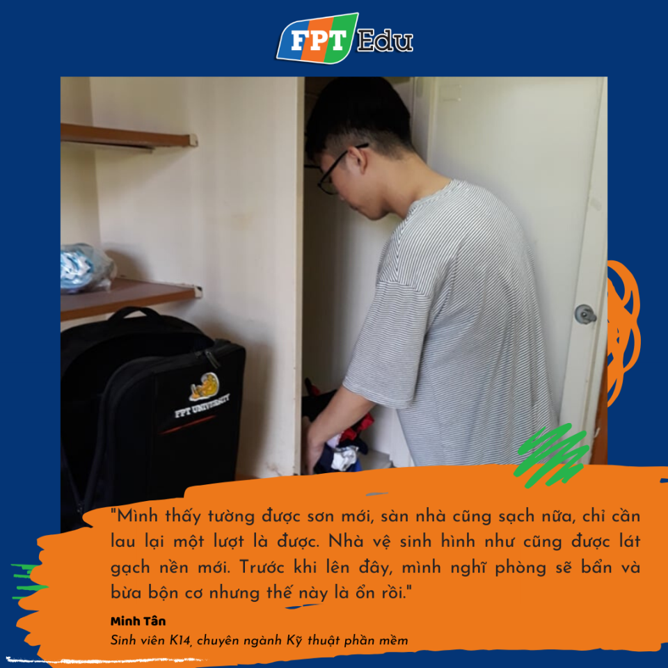 sinh viên ĐH FPT Hòa Lạc đã lên trường, nhận lại phòng và đồ đạc để chuẩn bị học cùng trải nghiệm
